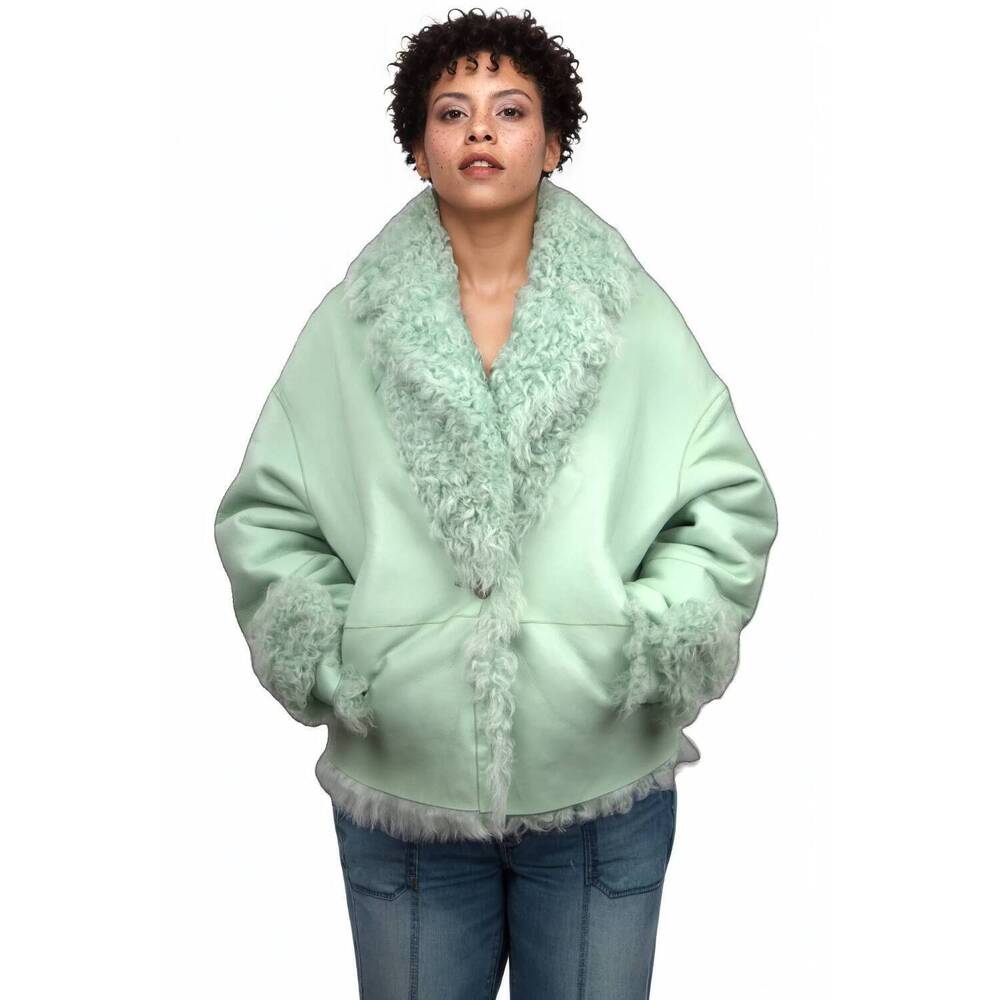 NEW LUSSO BENI delta jacket in mint green